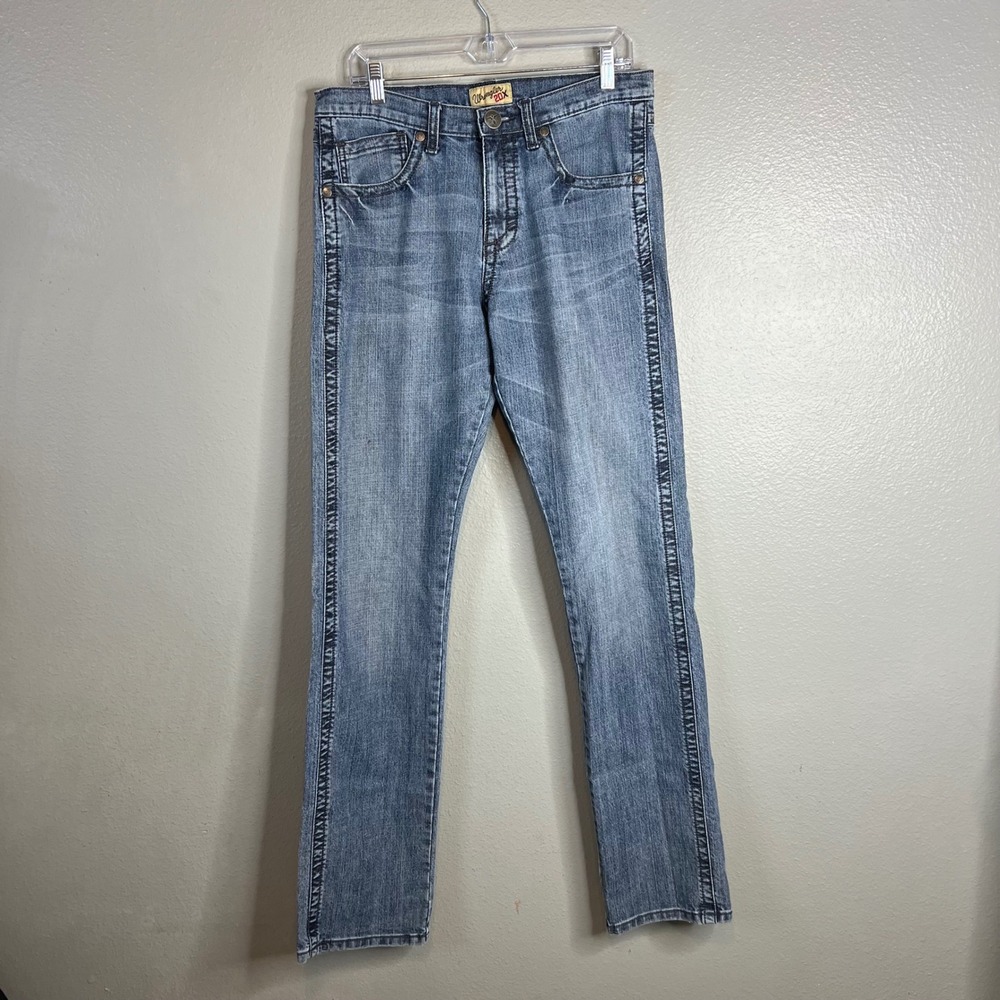 Wrangler 20X Slim Straight  Jeans Mens 33 x 36 Medium Wash Rodeo Western 44MWXRB